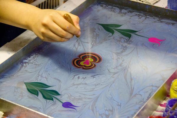 Image for event: Learn How to do Ebru, a Turkish Art