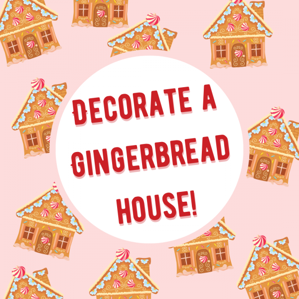 Image for event: Adult Craft: Decorate a Gingerbread House!