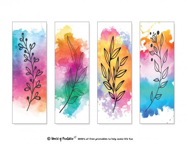 Image for event:  Watercolor Bookmarks