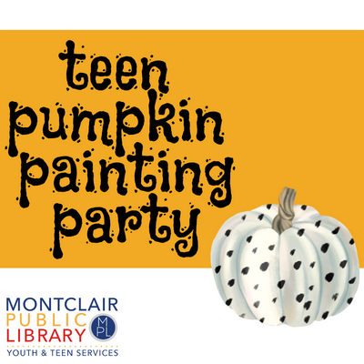 Image for event: Teen Pumpkin Painting Party